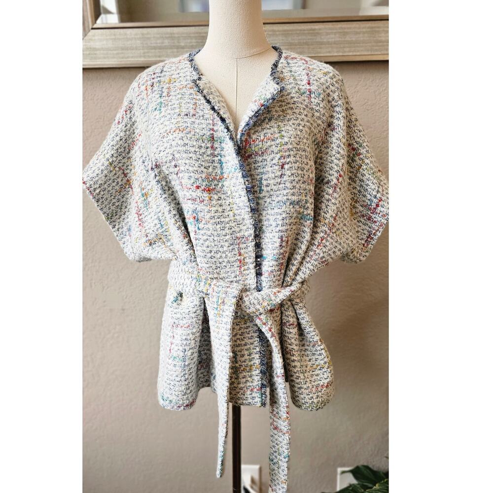 Vilagallo Multicolor Textured Jacket